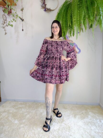 Vestido Indiano Batinha Curto (A)