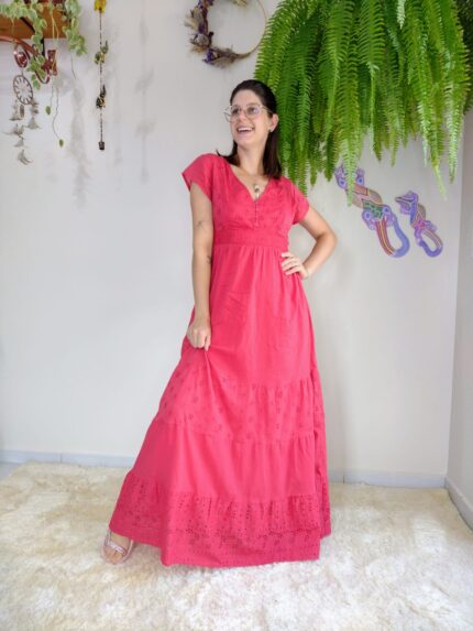 Vestido Indiano Viscose Soraia ( A )