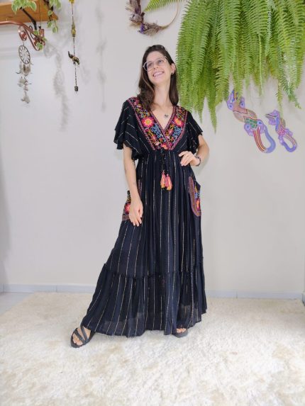 Vestido Indiano Viscose Catarina ( 2 )